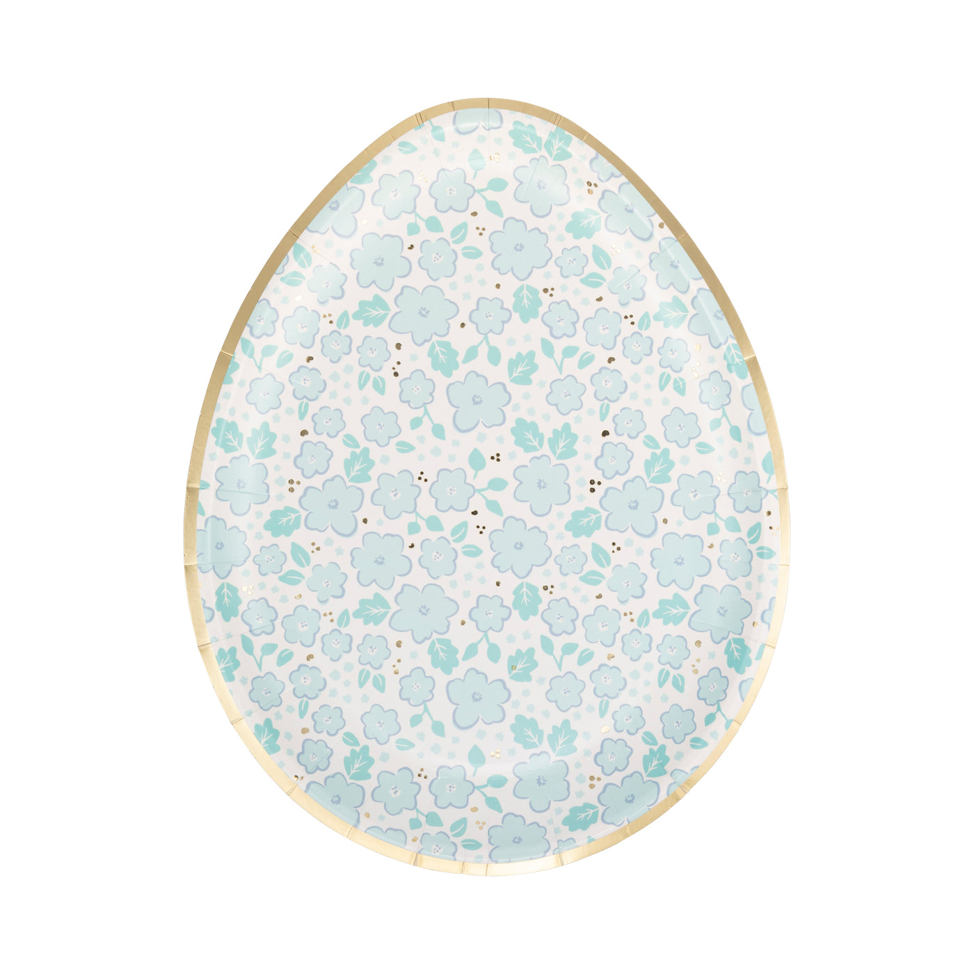 PLPL893 - Ditsy Floral Egg Paper Plate Set