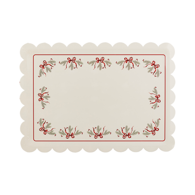 PLPP109 - Bows & Pine Paper Platters