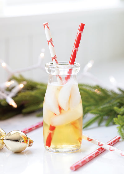 PLSS354 - Christmas Bows Reusable Straws