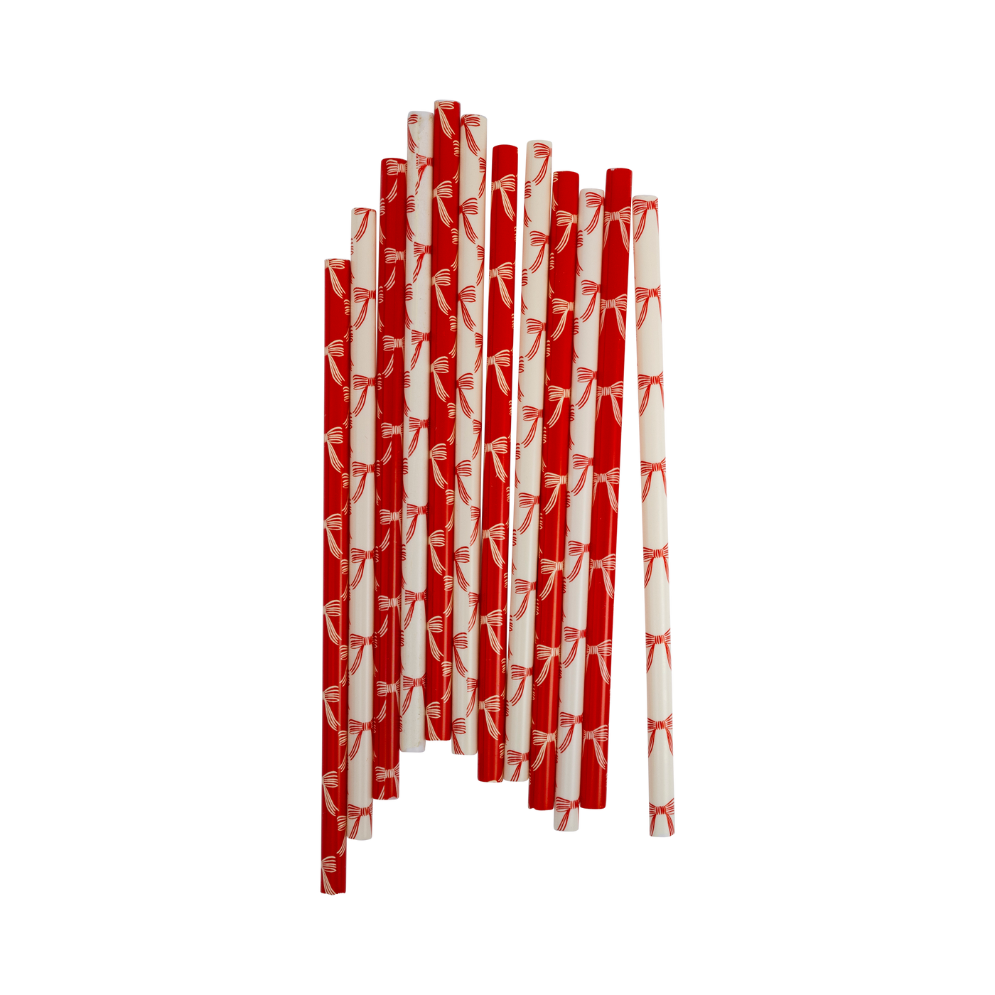 PLSS354 - Christmas Bows Reusable Straws