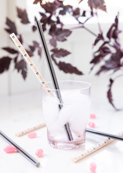 PLSS367 - Bow Ghosts Reusable Straws