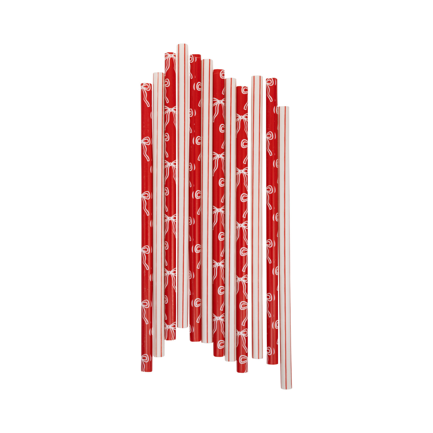 PLSS381 - Bows and Stripes Reusable Straws