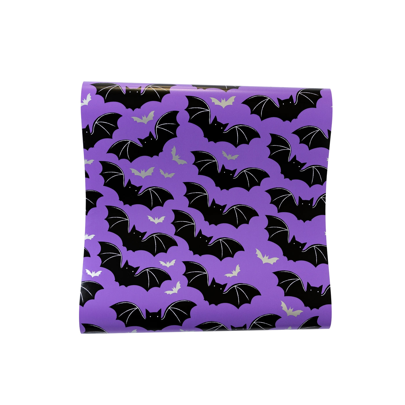 PLTBR27 -  Purple Bats Paper Table Runner