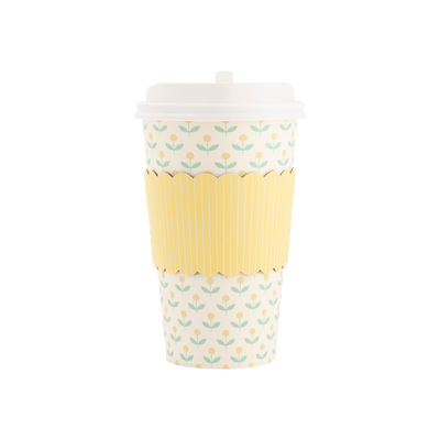 PLTG197 - Yellow Flowers To-Go Cup