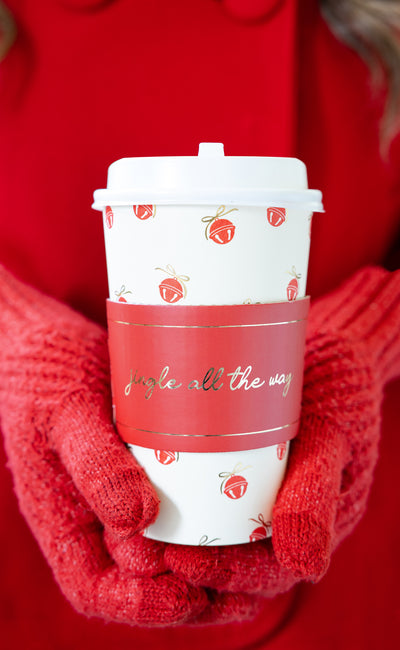 PRESALE SHIPPING MID OCTOBER - PLTG269 - Jingle Bells To-Go Cups 8 ct