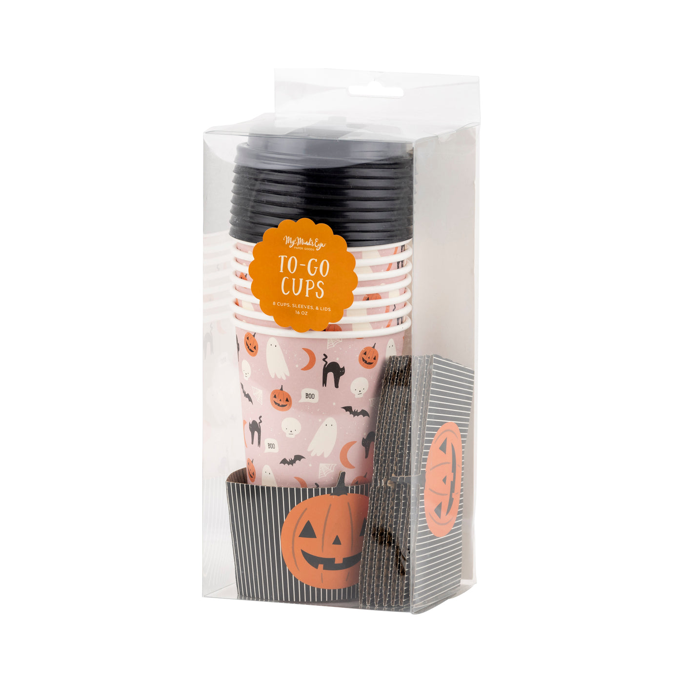 PLTG409 - Pink Halloween Icons To Go Cup