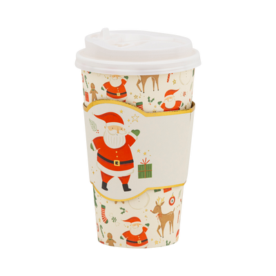 PLTG453 -  All Over Santa To-Go Cup Set