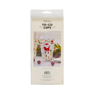 PLTG453 -  All Over Santa To-Go Cup Set