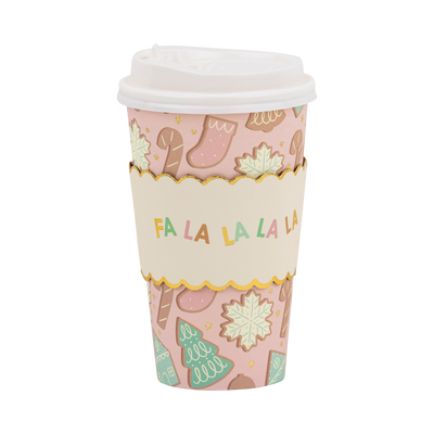 PLTG458 - Gold Foil Christmas Treats To Go Cup