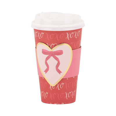 PLTG491 - Heart with Bow To Go Cups