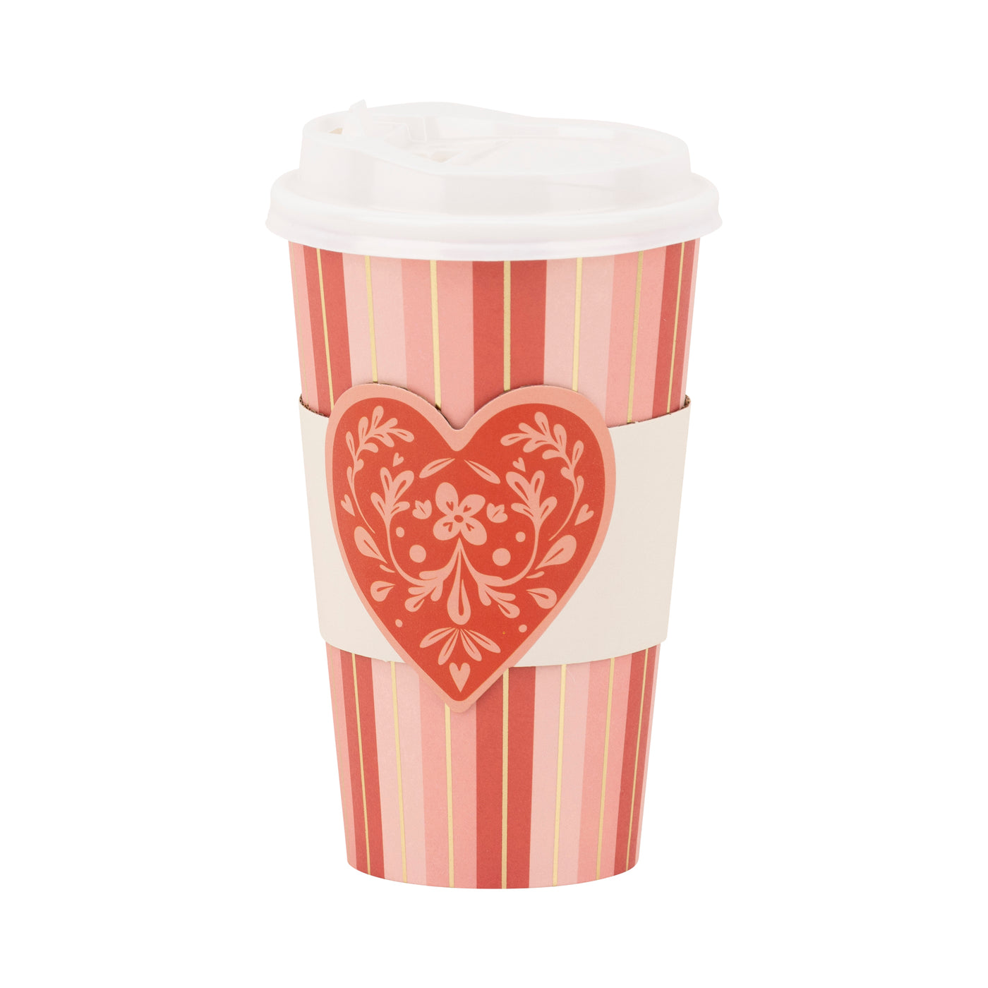 PLTG523 - Floral Heart To Go Cups