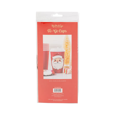 PLTG673X - Rosy Cheeks Santa To Go Cups