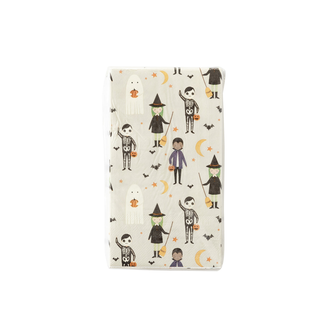 PLTS369F-MME -  Trick or Treaters Paper Dinner Napkin