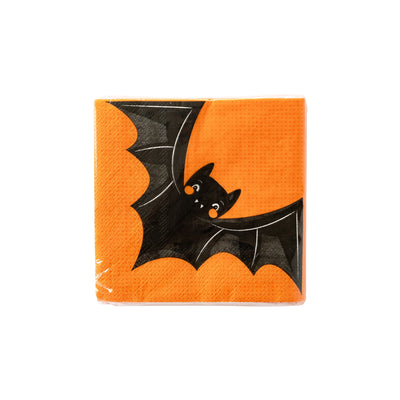 PLTS369X-MME -  Vintage Bat Paper Cocktail Napkin