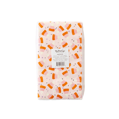 PLTS371A-MME -  Candy Corn Paper Dinner Napkin