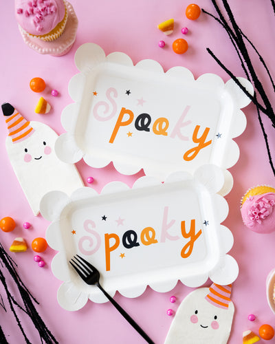 PUM1042 -  Hey Pumpkin Spooky Paper Plate