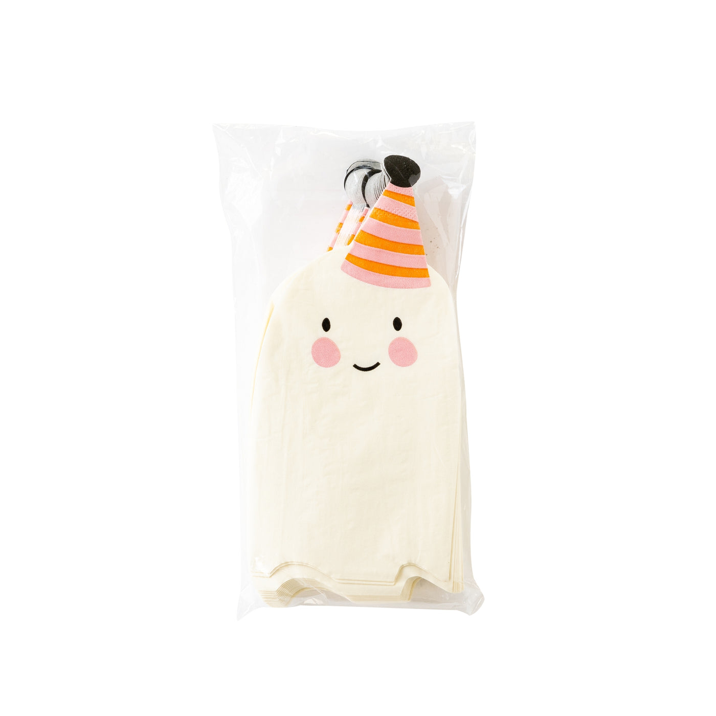 PLTS371M - Party Ghost Shaped Paper Dinner Napkin