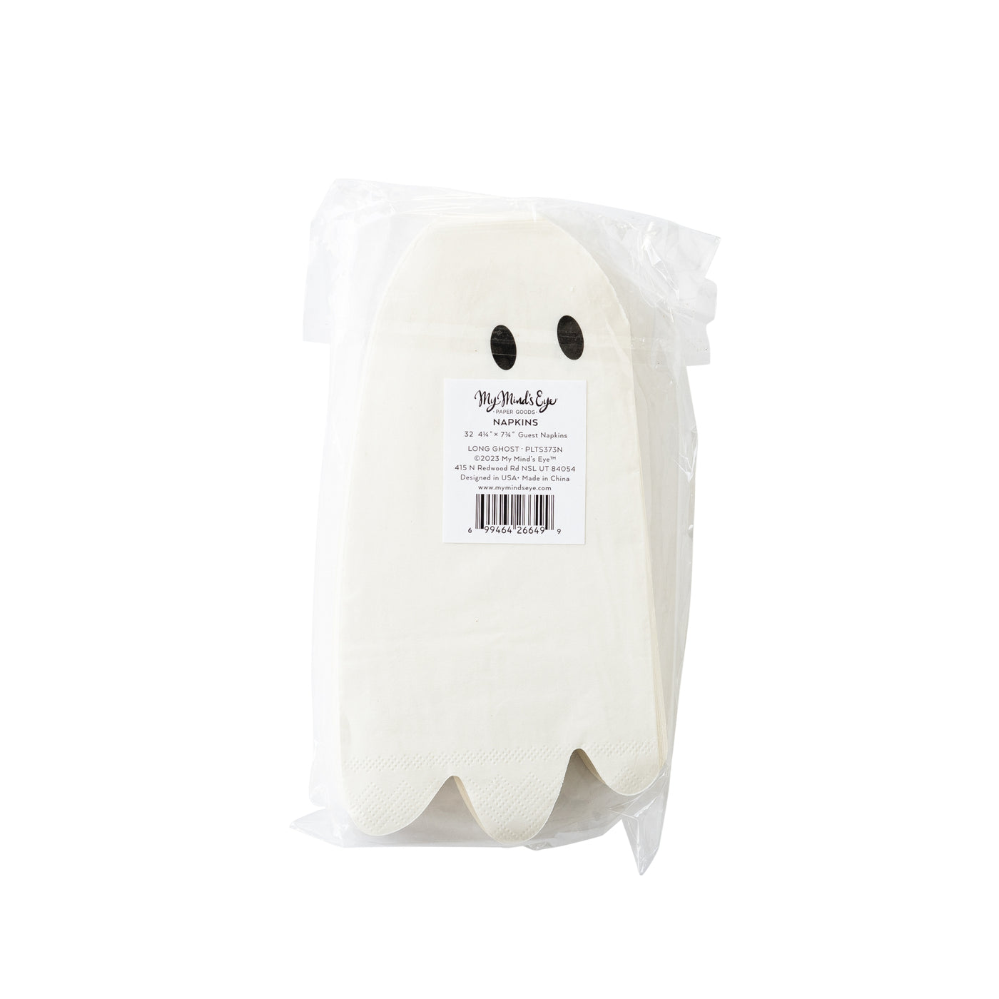PLTS373N-MME -  Long Ghost Shaped Paper Dinner Napkin
