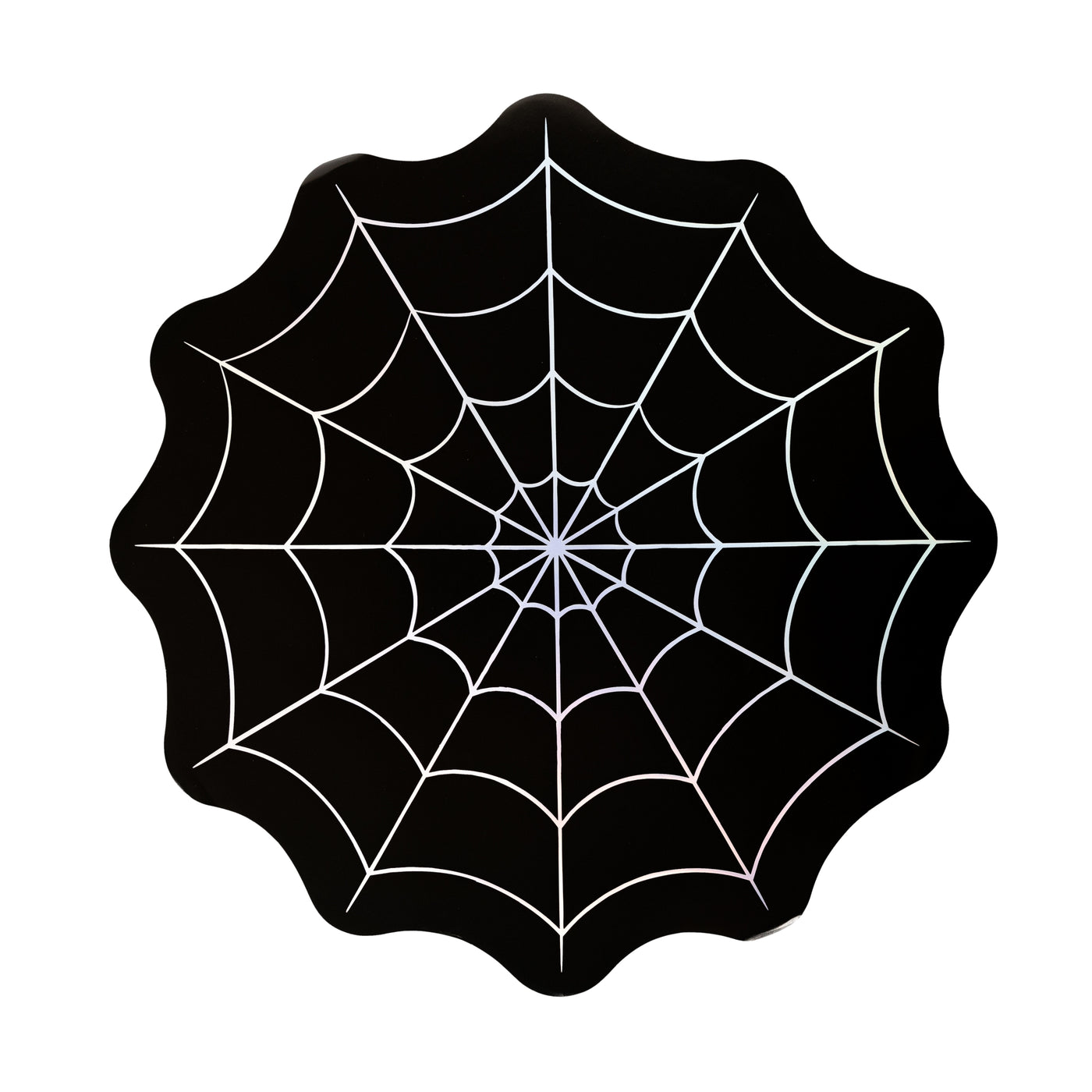 PLTS376C -  Black Web Paper Placemat