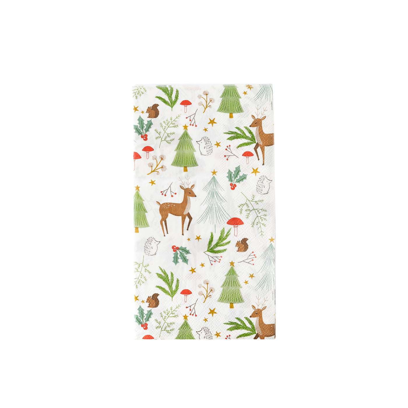 PLTS394Q - Christmas Forest Paper Dinner Napkin