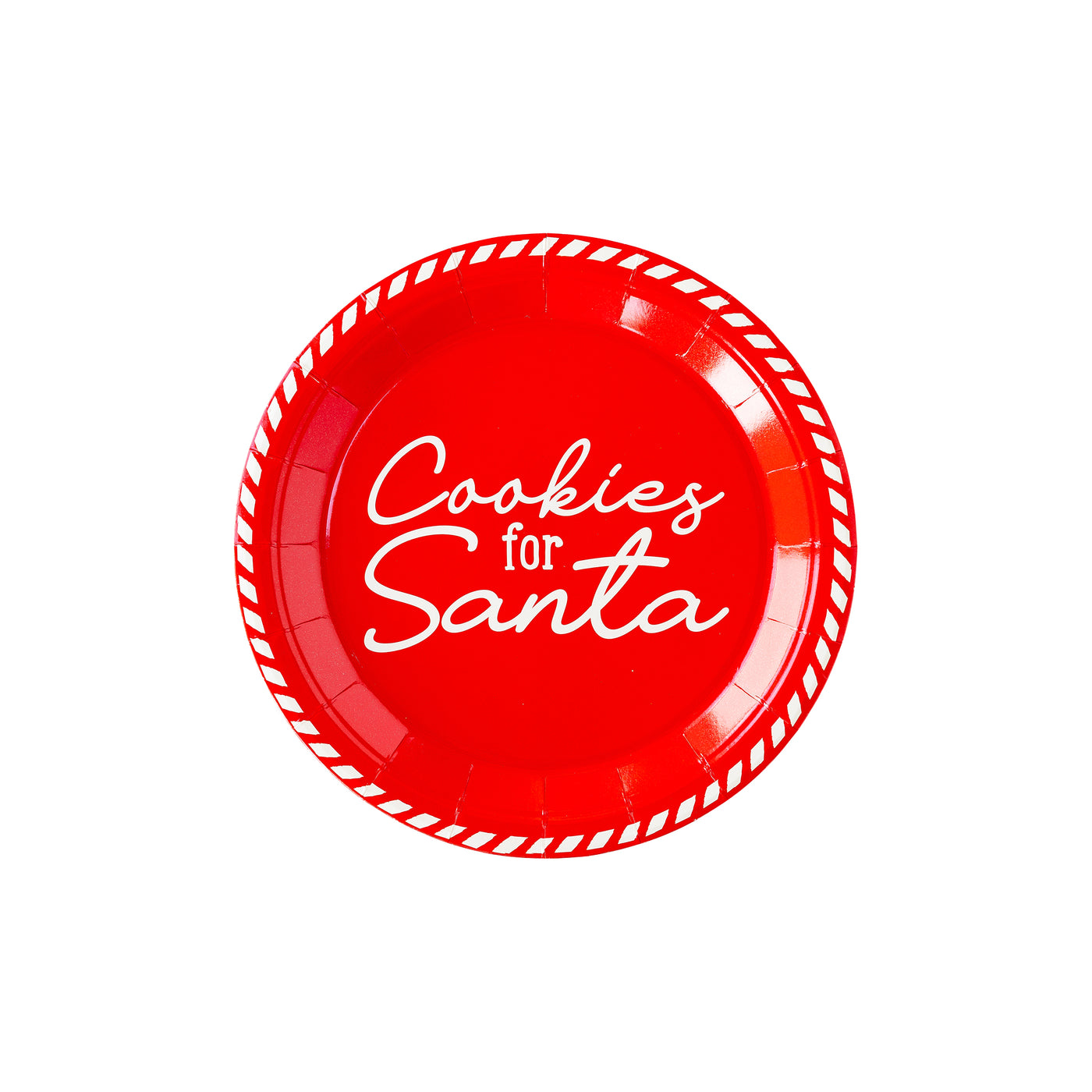 PLTS396F - Cookies For Santa Paper Plate