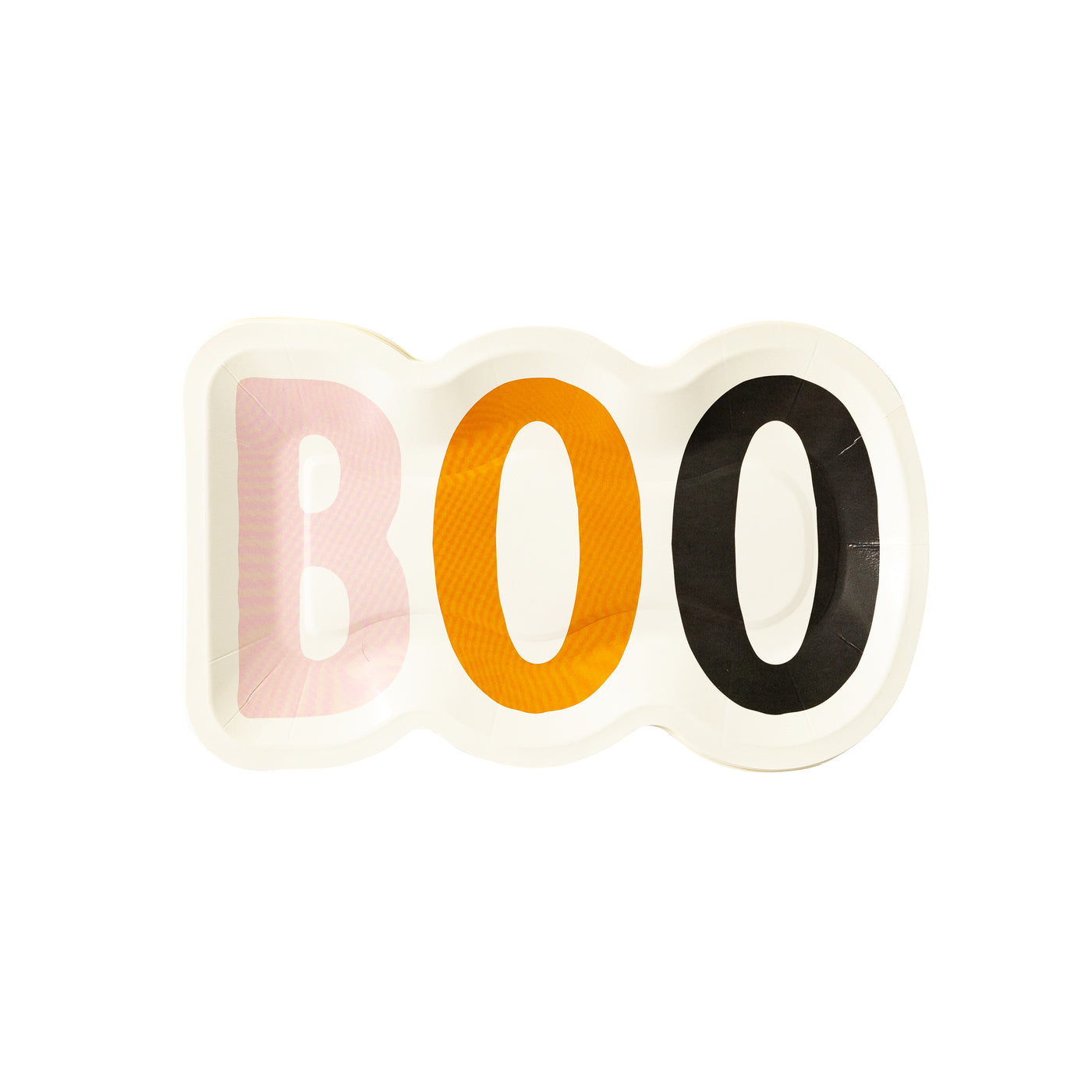 PUM1044 -  Hey Pumpkin Boo Shaped Paper Plate