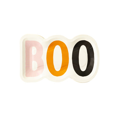 PUM1044 -  Hey Pumpkin Boo Shaped Paper Plate