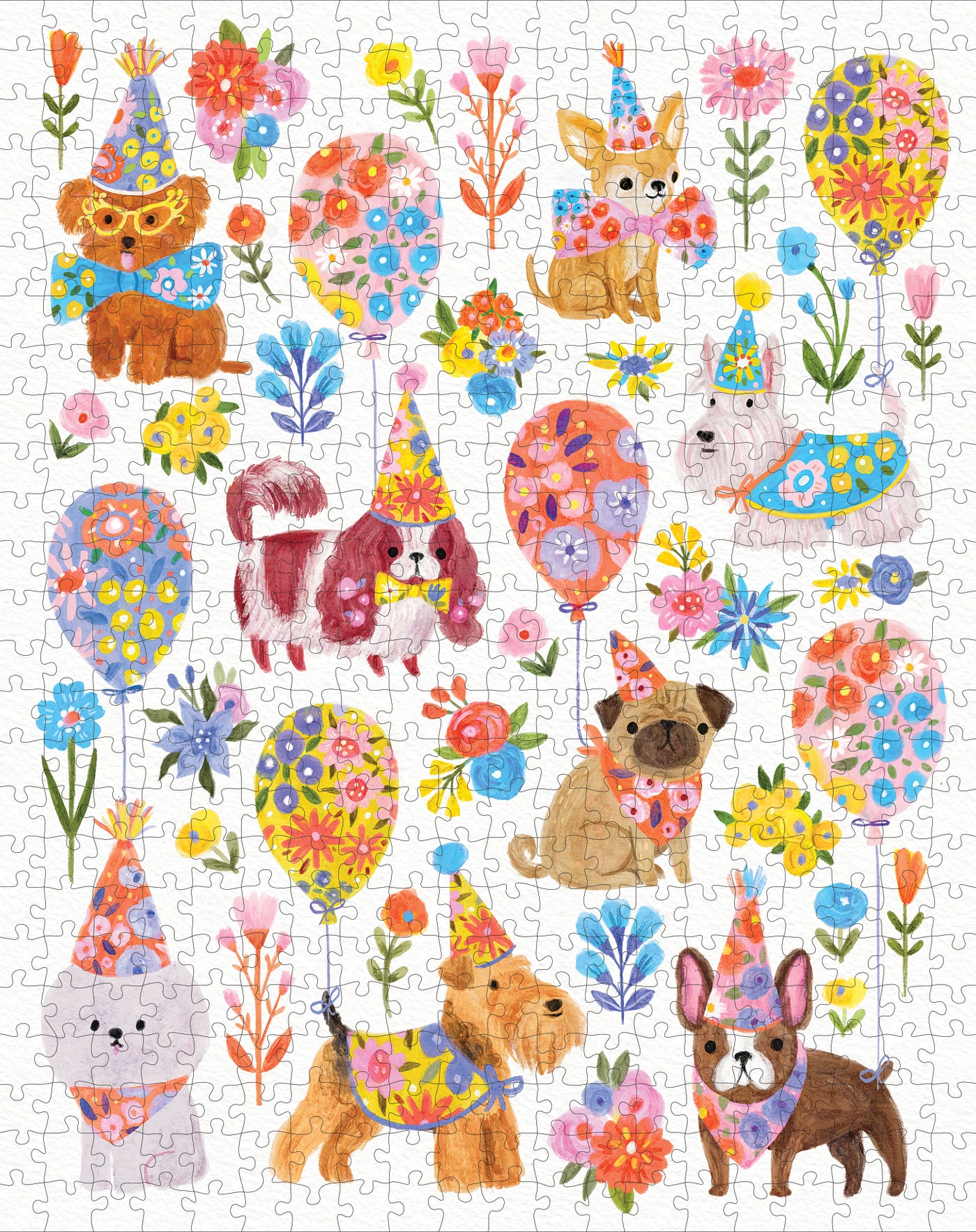 PUZ100 - Dog Party Puzzle 500 pc