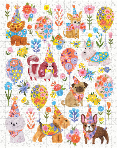 PUZ100 - Dog Party Puzzle 500 pc