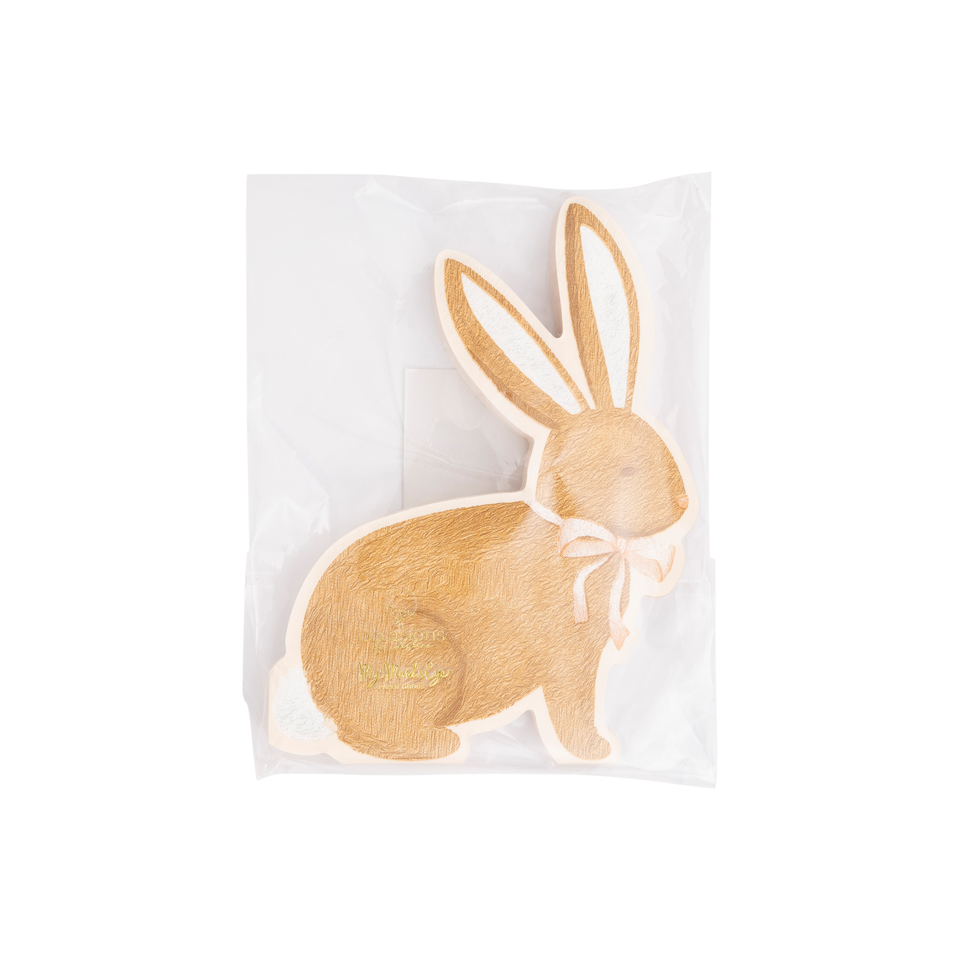 RAB1039 - Occasions By Shakira - Rabbit Shaped Paper Dinner Napkin