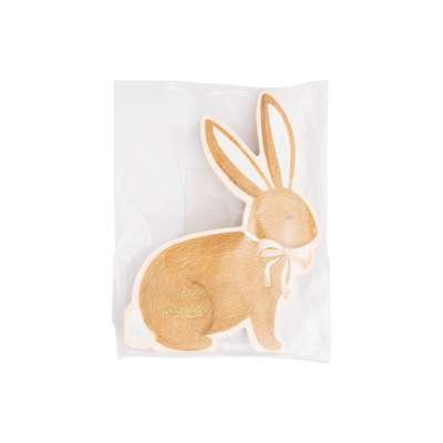 RAB1039 - Occasions By Shakira - Rabbit Shaped Paper Dinner Napkin