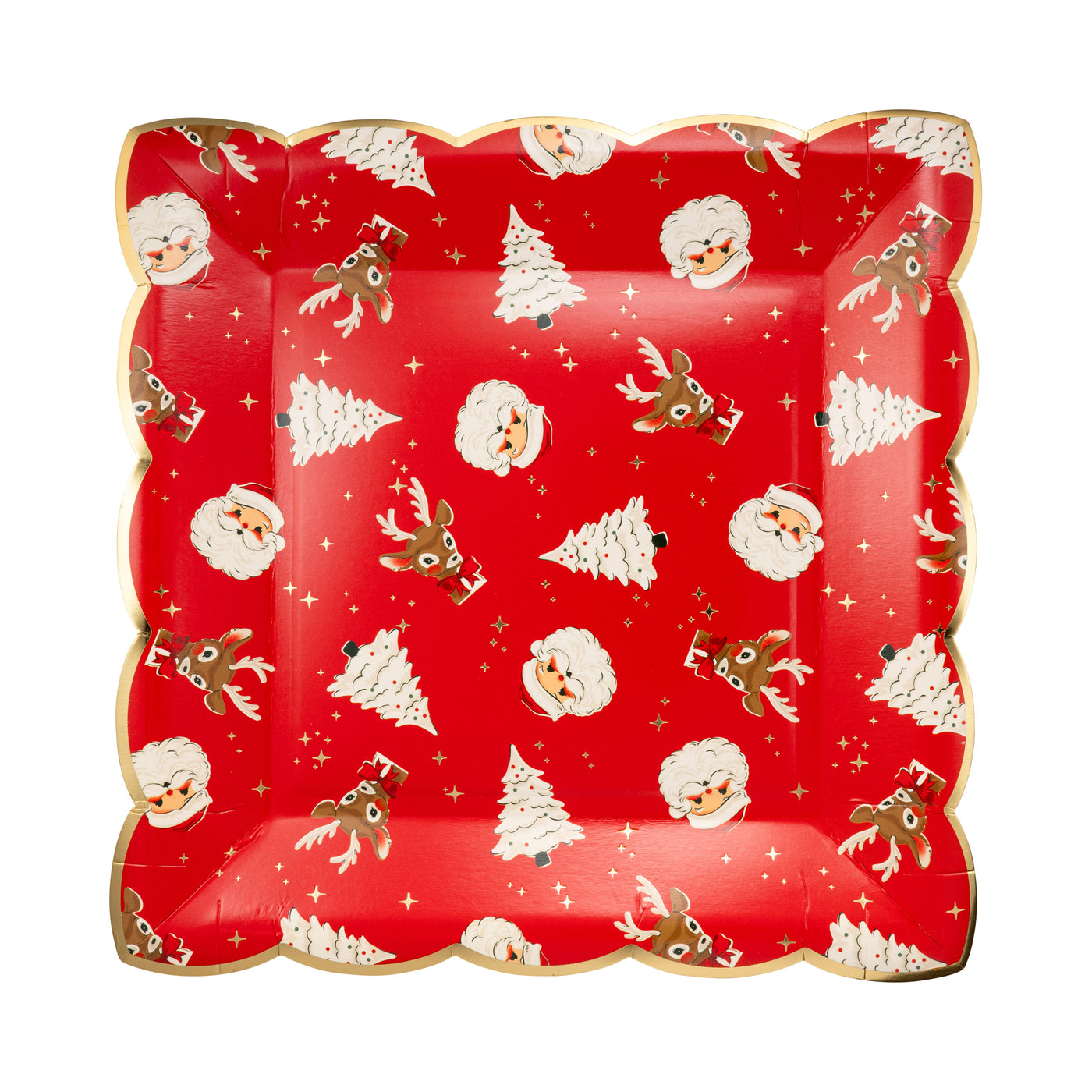 RET1241 - Retro Holiday Pattern Plate