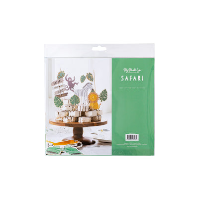 SAF910 -  Safari Cake Topper Set