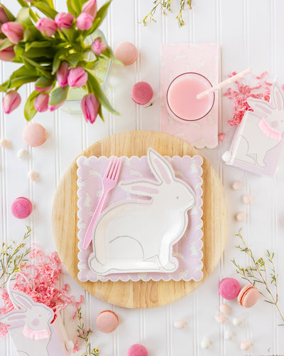 SBN1039 - Bunny Pattern Paper Dinner Napkin