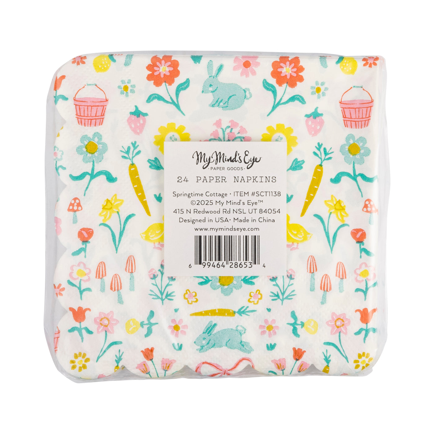 SCT1138 - Springtime Cottage Cocktail Napkin