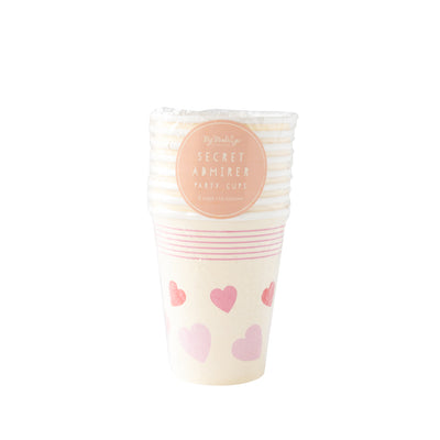 SEC1012 -  Pastel Hearts Paper Cups