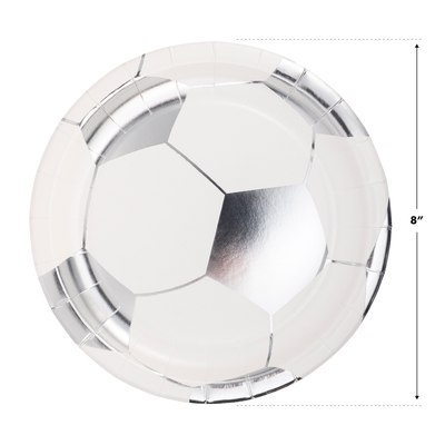 SOC1040 - Soccer Ball Paper Plate