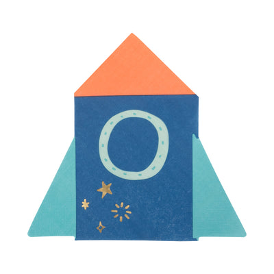 SPC1138 - Rocket Shaped Paper Napkin