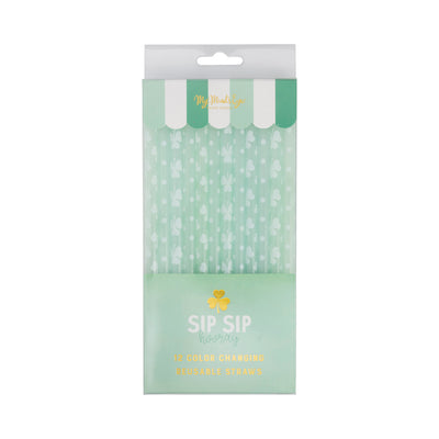 SPD1115 - Green Color Changing Straws