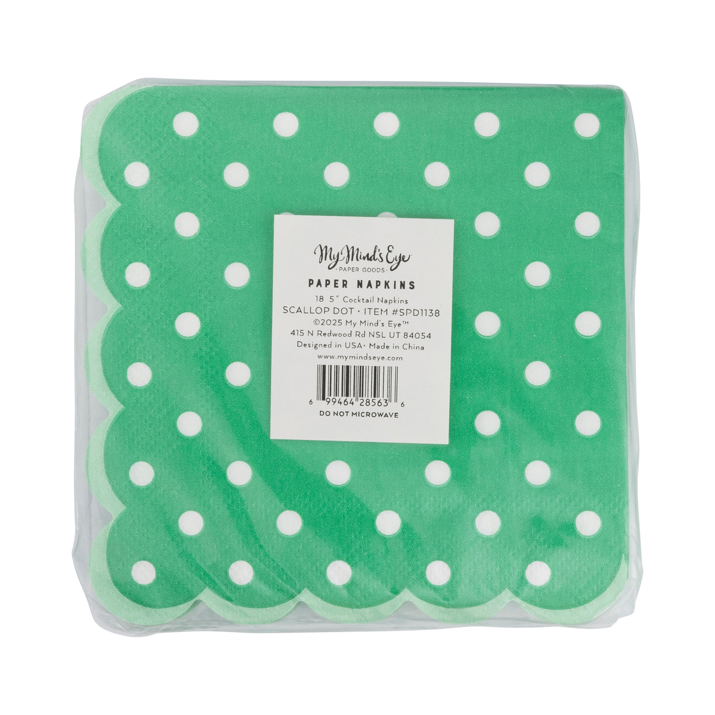 SPD1138 - Polka Dot Cocktail Napkin