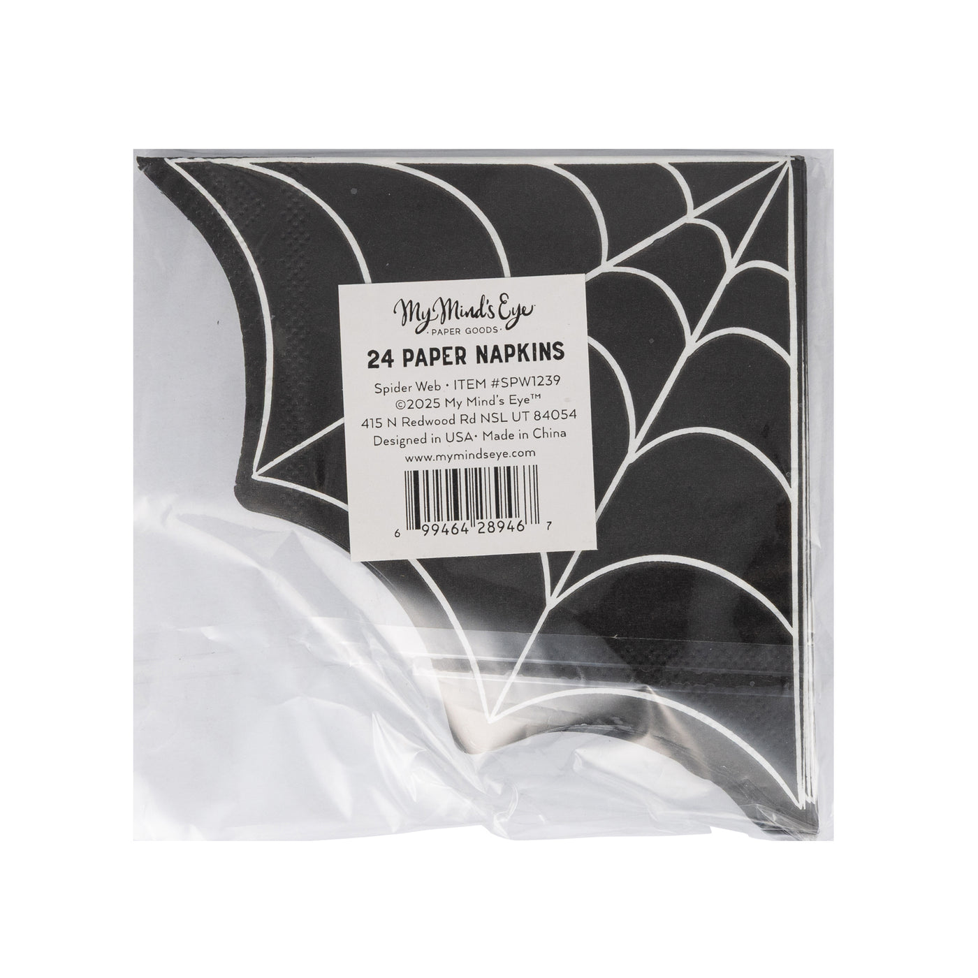 SPW1239 - Spider Web Cocktail Napkin