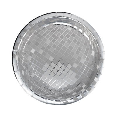 SSC1141 - Silver Disco 9" Plate