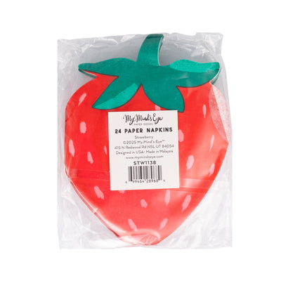 STW1138 - Strawberry Shaped Guest Napkin