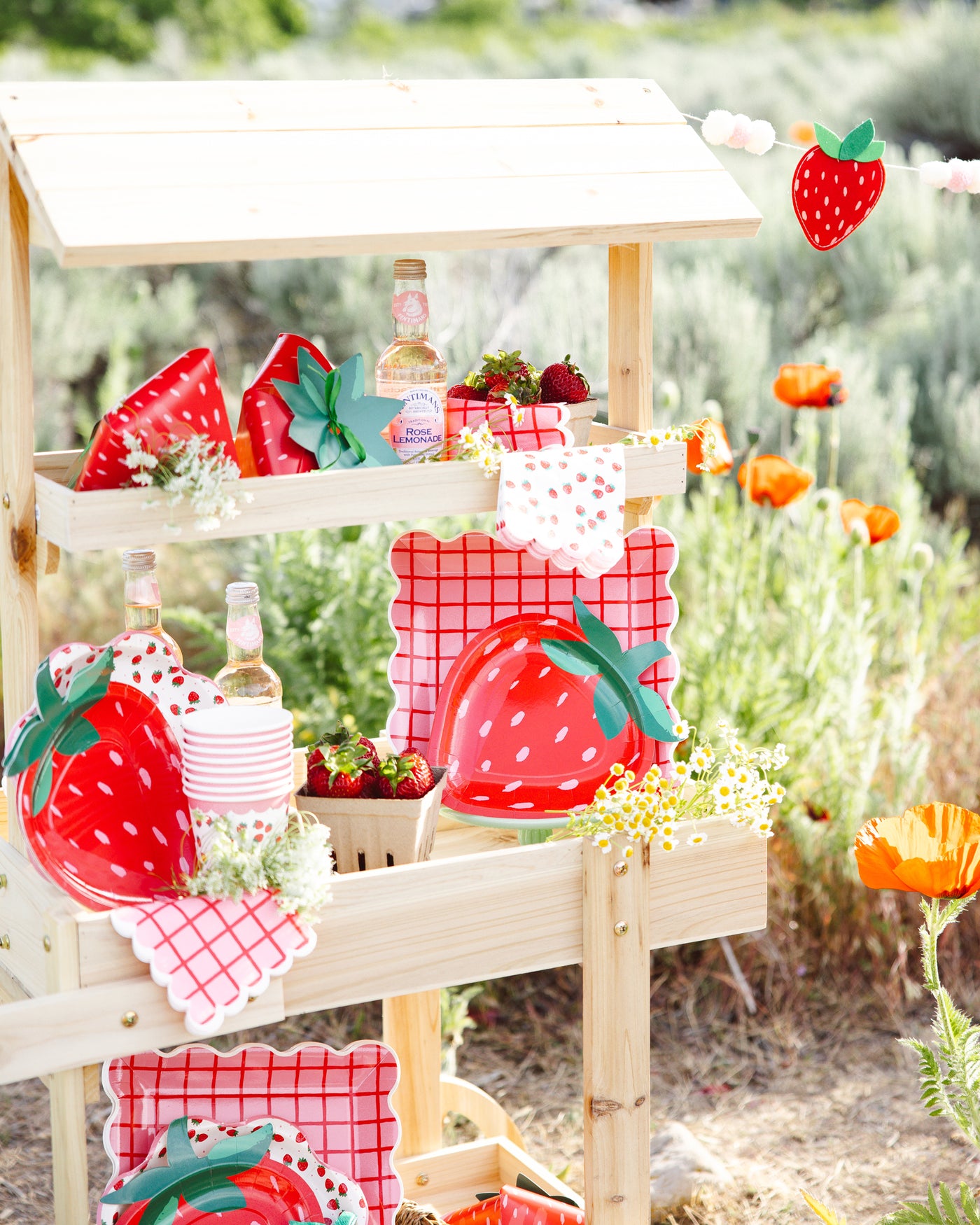 STW1140 - Strawberry Shaped Plate