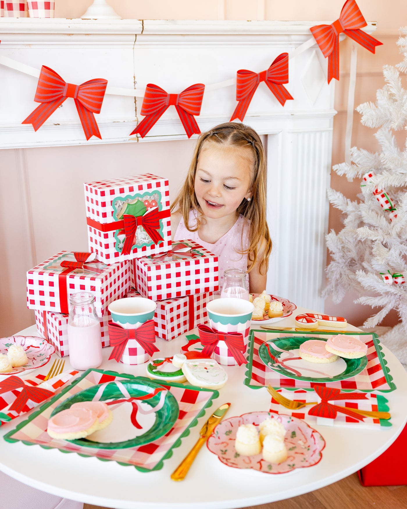 SUG1210 - Plaid Cup with Bow