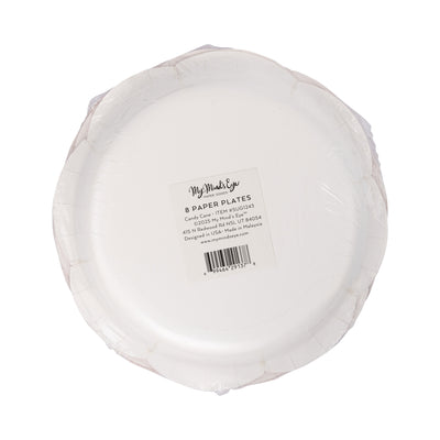 SUG1243 - Candy Cane Patterned Plate