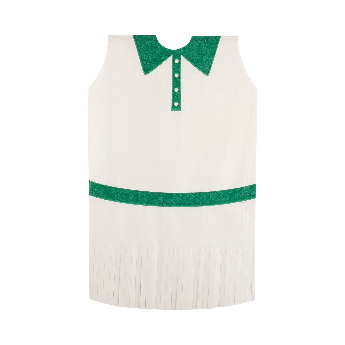 TEN1139 - Tennis Dress Fringed Napkin Set