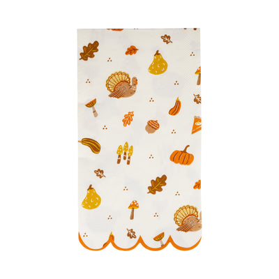 THK1239 - Thanksgiving Icons Dinner Napkin