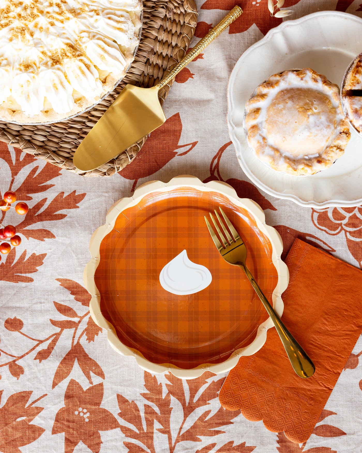 THK1243 - Pie Dessert Paper Plate