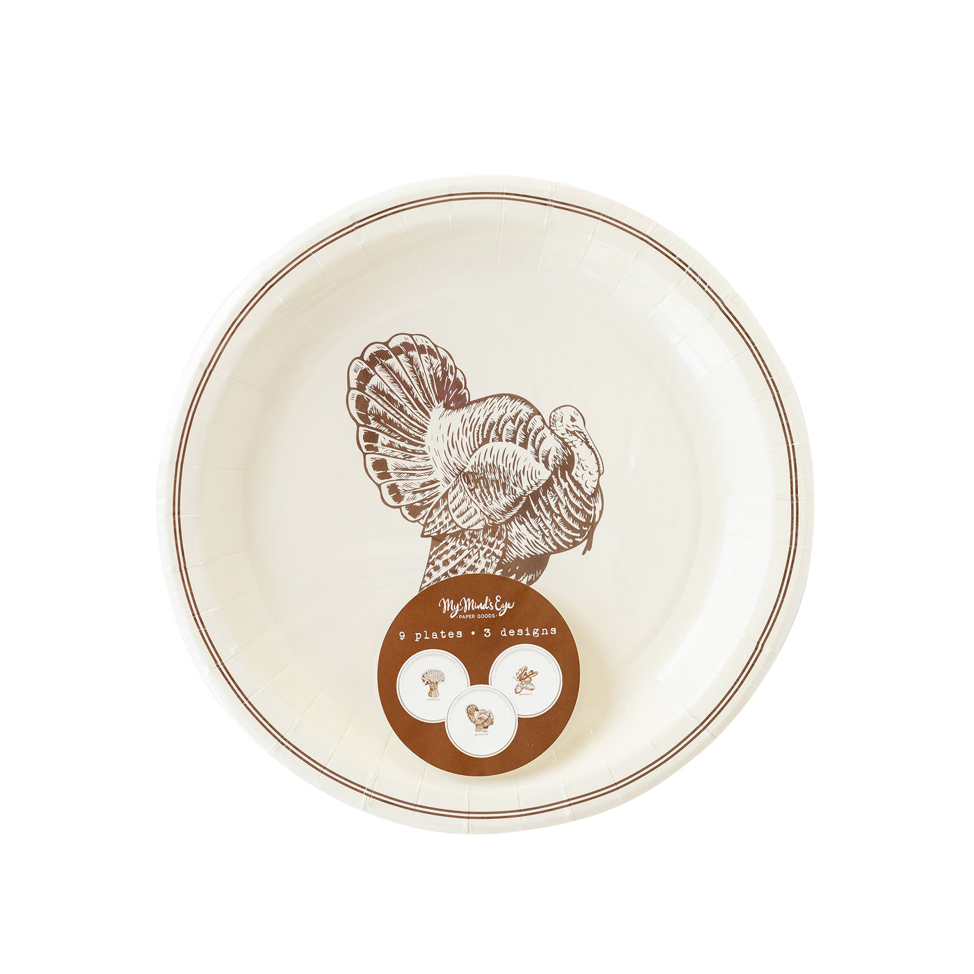THP1045 - Harvest Icon Paper Plate Set